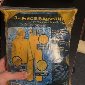 Yellow 3-Piece Rainsuit